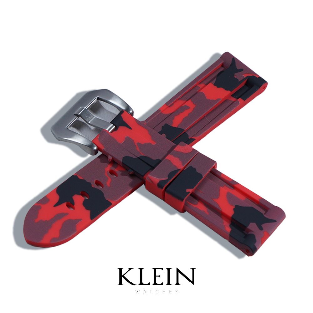 RUBBER IN ARMY CAMO RED